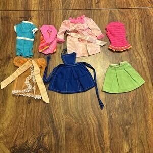 Vintage Barbie Clothing Lot Mattel Nightgown Apron Skirt
